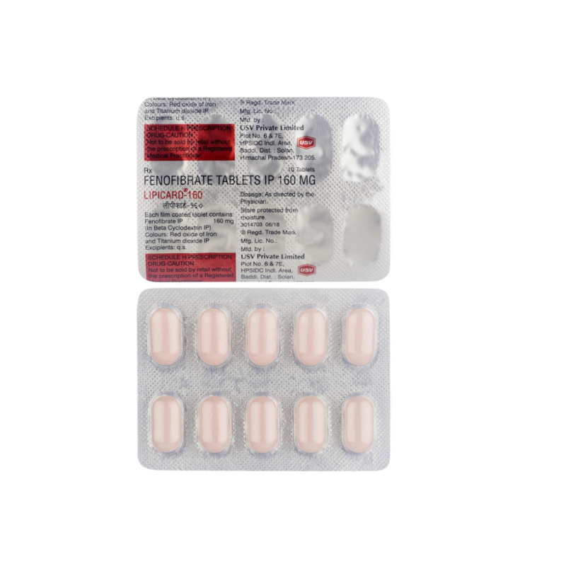 Lipicard 160mg Tablet | Pocket Chemist