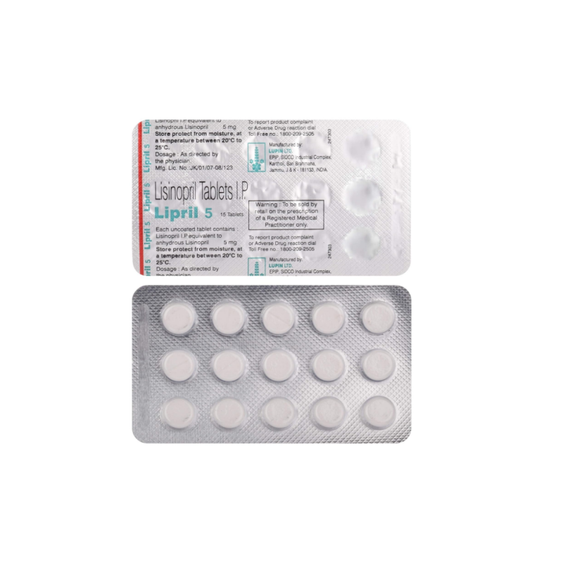 Lipril 5mg Tablet | Pocket Chemist