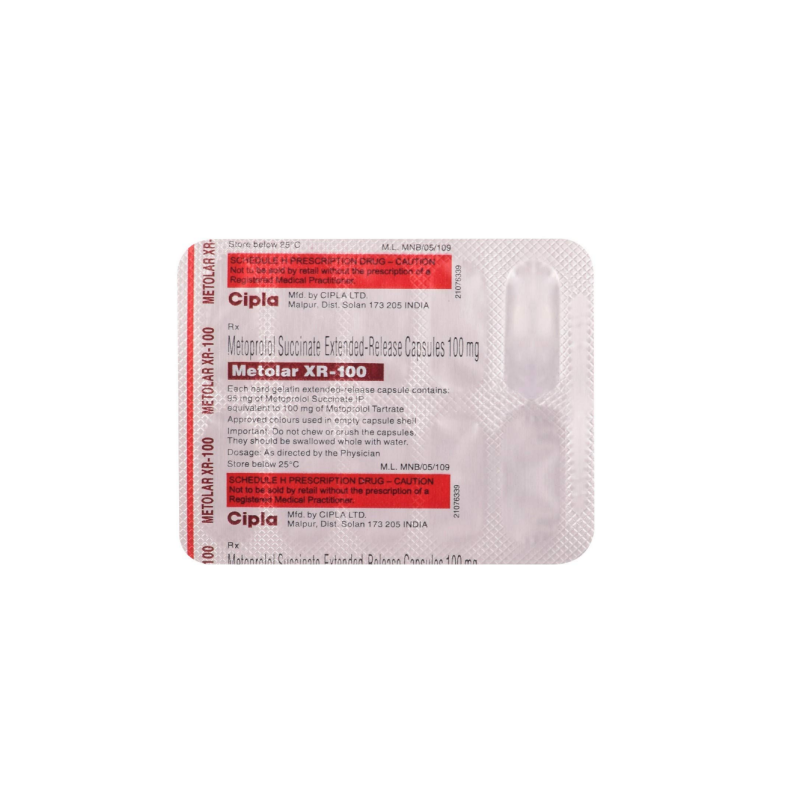 Metolar XR 100mg Capsule