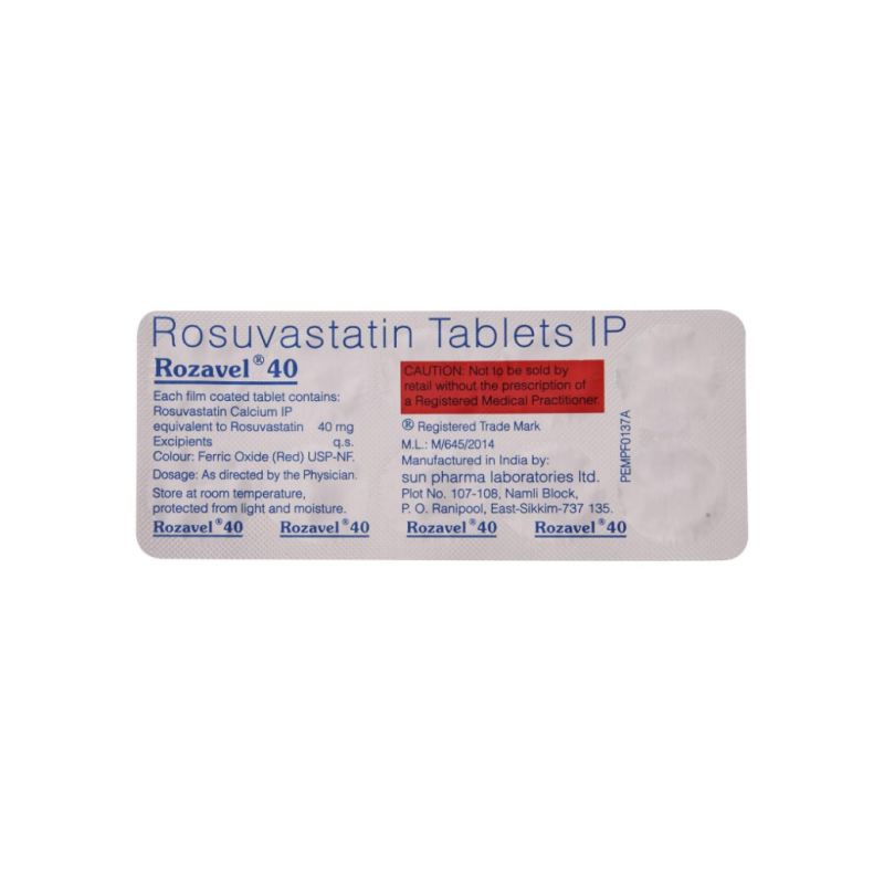 Rozavel 40mg Tablet | Pocket Chemist