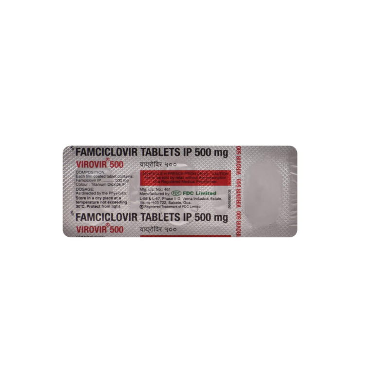 Virovir 500mg Tablet | Pocket Chemist