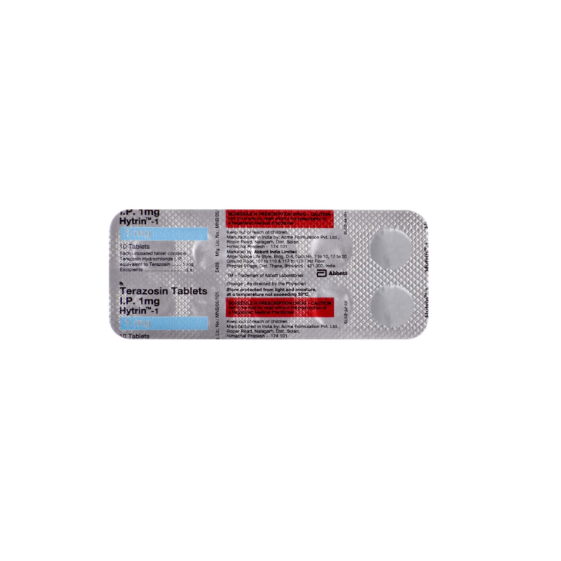 Hytrin 1mg Tablet | Pocket Chemist