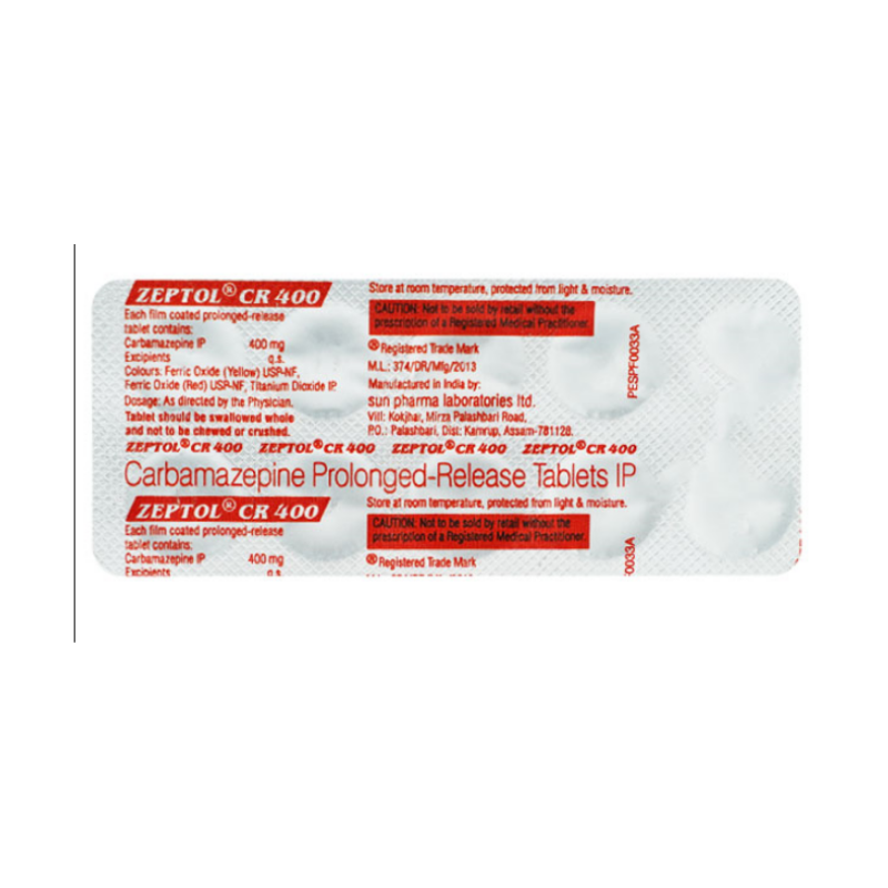 Zeptol CR 400mg Tablet | Pocket Chemist