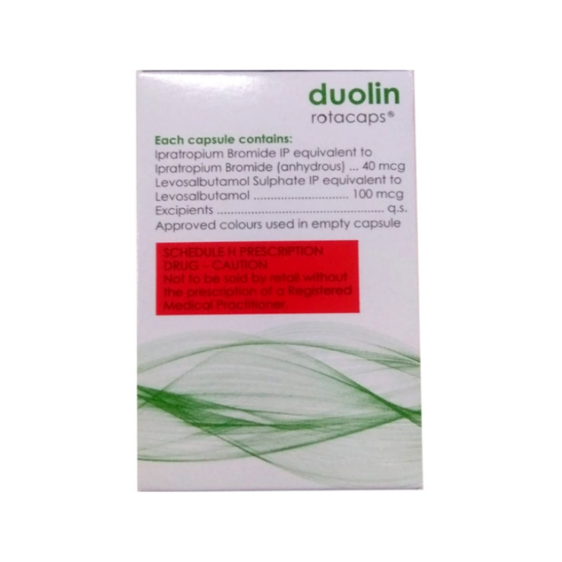 Duolin Rotacaps 100 mg 40 mg | Pocket Chemist