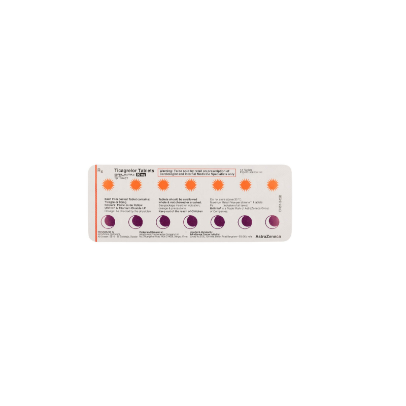 Brilinta 90mg Tablet | Pocket Chemist