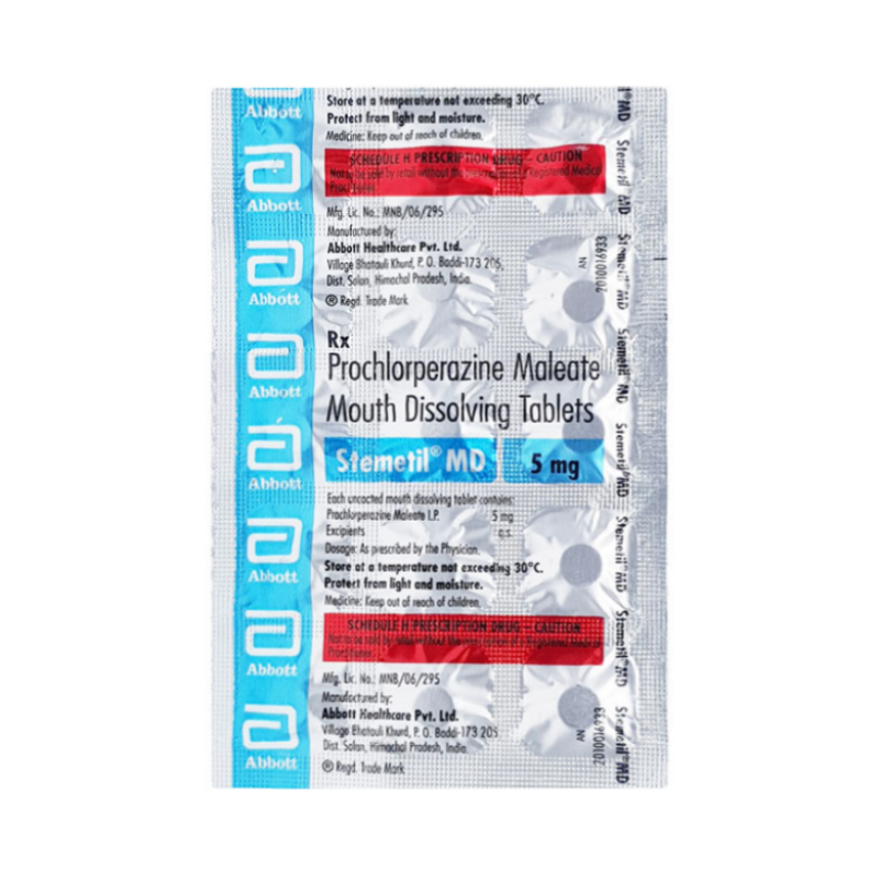 Stemetil MD 5mg Tablet | Pocket Chemist