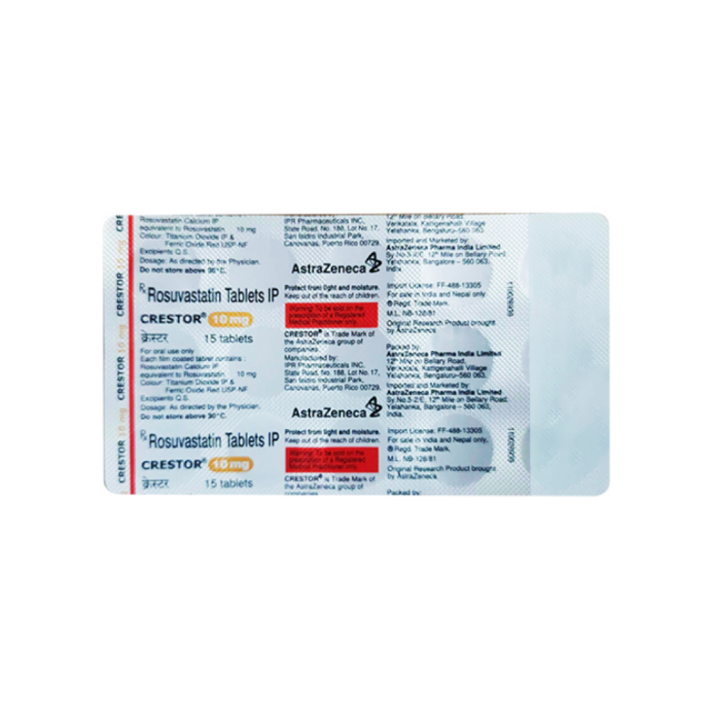 Crestor 10mg Tablet | Pocket Chemist