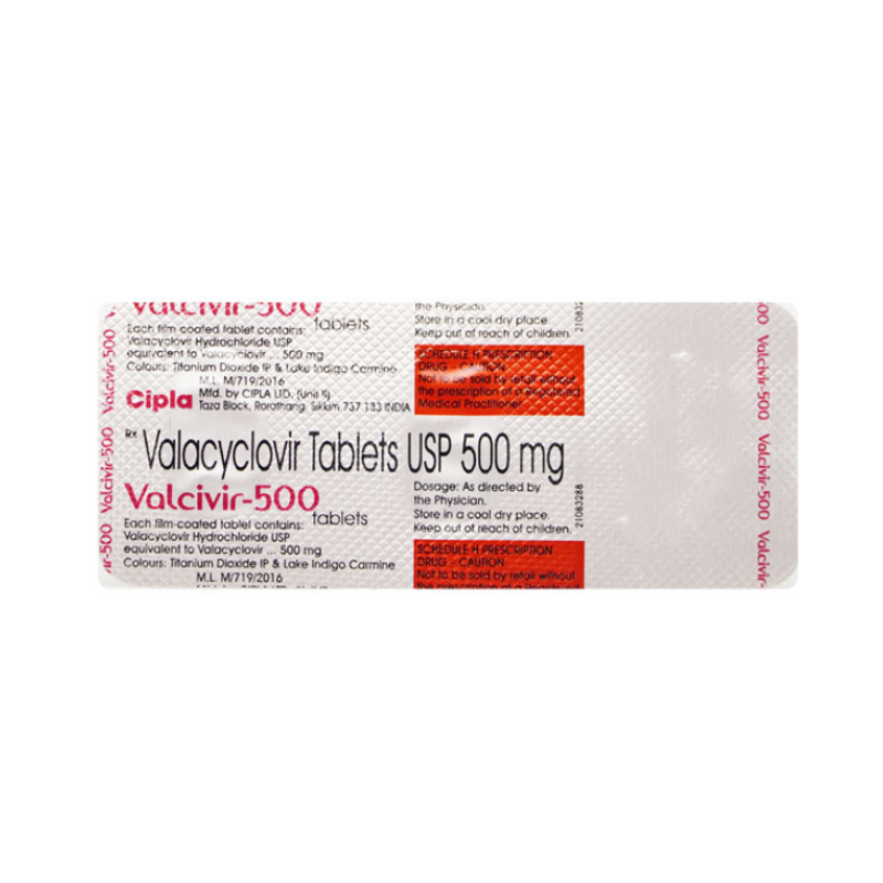 Valcivir 500mg Tablet | Pocket Chemist