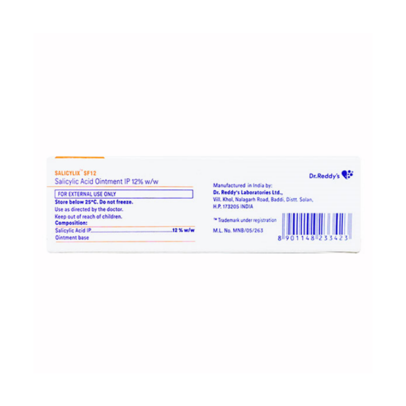 Salicylix SF 12 Ointment (50 gm) ( Salicylic Acid 12% ) | Pocket Chemist