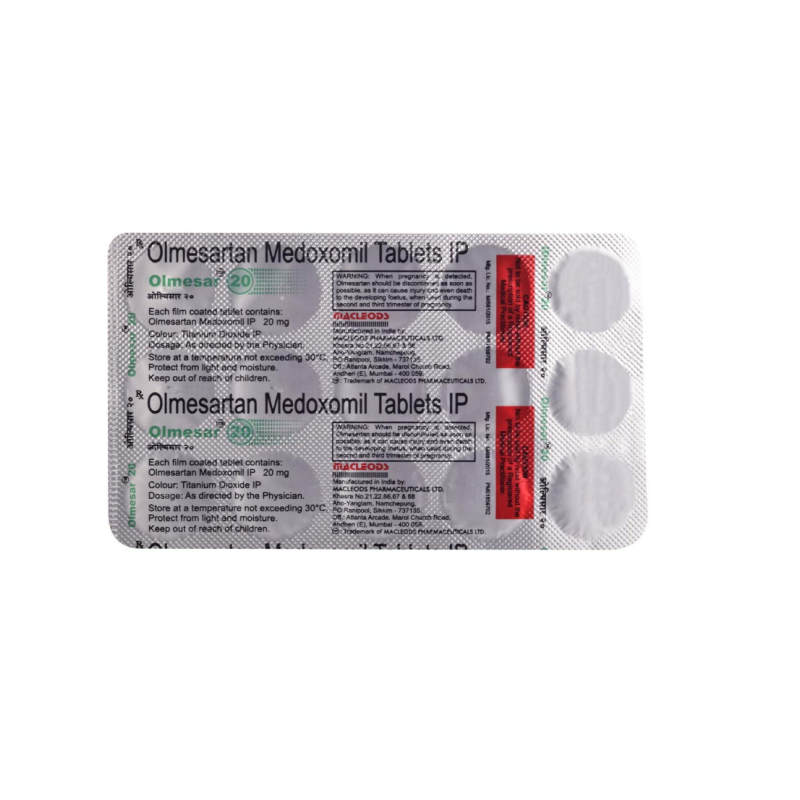 Olmesar 20mg Tablet | Pocket Chemist