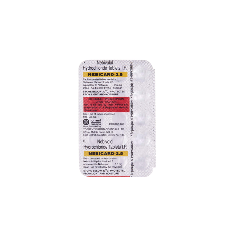 Nebicard 2.5mg Tablet | Pocket Chemist