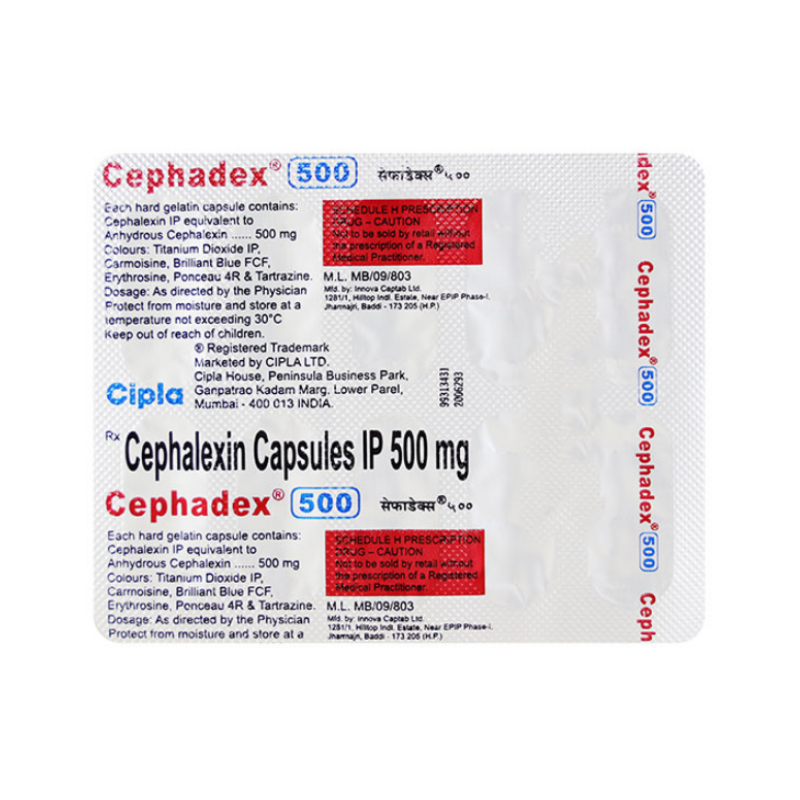 Cephadex 500mg Capsule | Pocket Chemist