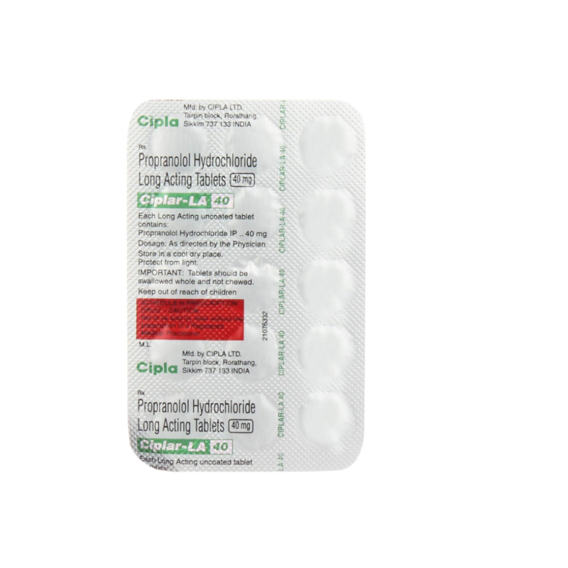 Ciplar LA 40mg Tablet | Pocket Chemist