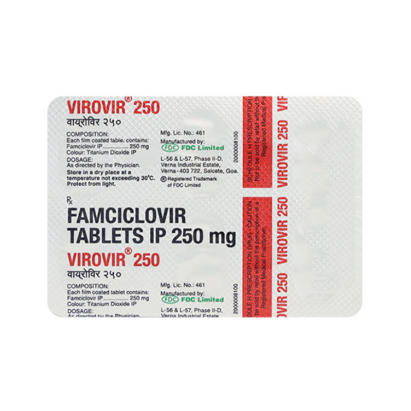 Virovir 250mg Tablet | Pocket Chemist