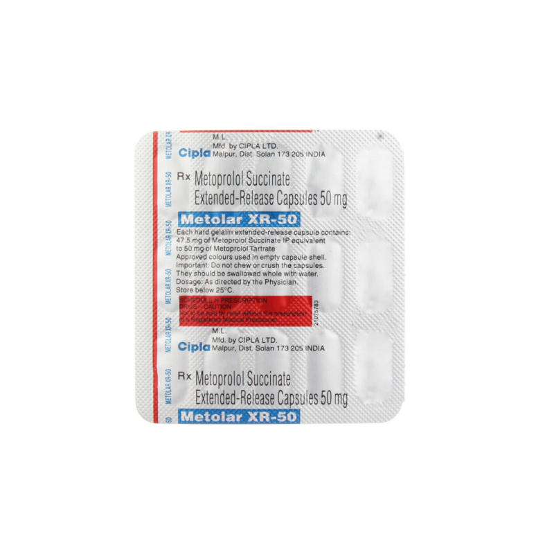 Metolar XR 50mg Capsule | Pocket Chemist