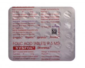 Sysfol 5mg Tablet | Pocket Chemist