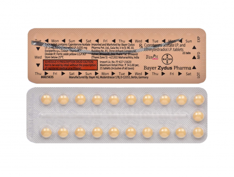 Diane 35mg Tablet | Pocket Chemist