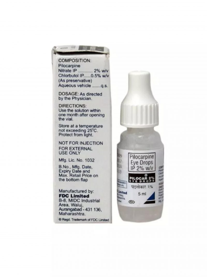 Pilocar Eye drop of 5 ml | Pocket Chemist