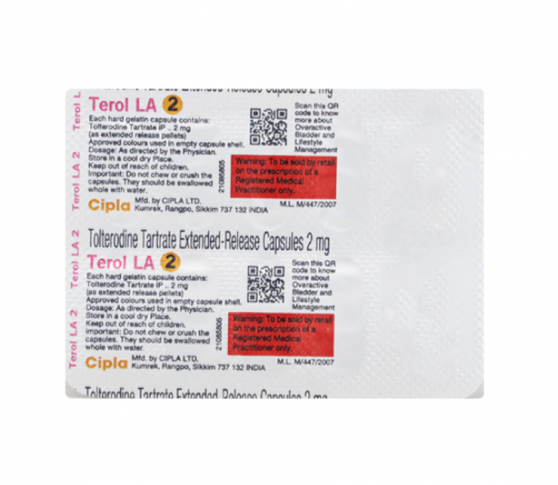 Terol LA 2mg Capsule | Pocket Chemist