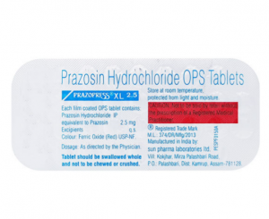 Prazopress XL 2.5mg | Pocket Chemist
