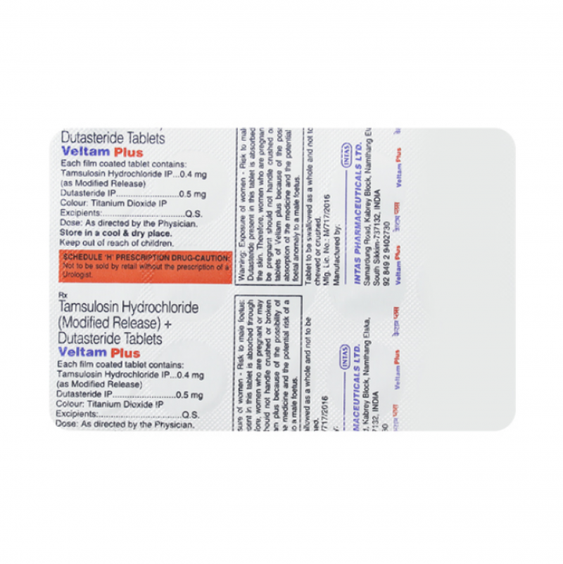 Veltam 0.4 mg + 0.5 mg Tablet | Pocket Chemist