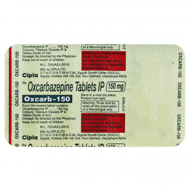 Oxcarb 150mg Tablet | Pocket Chemist