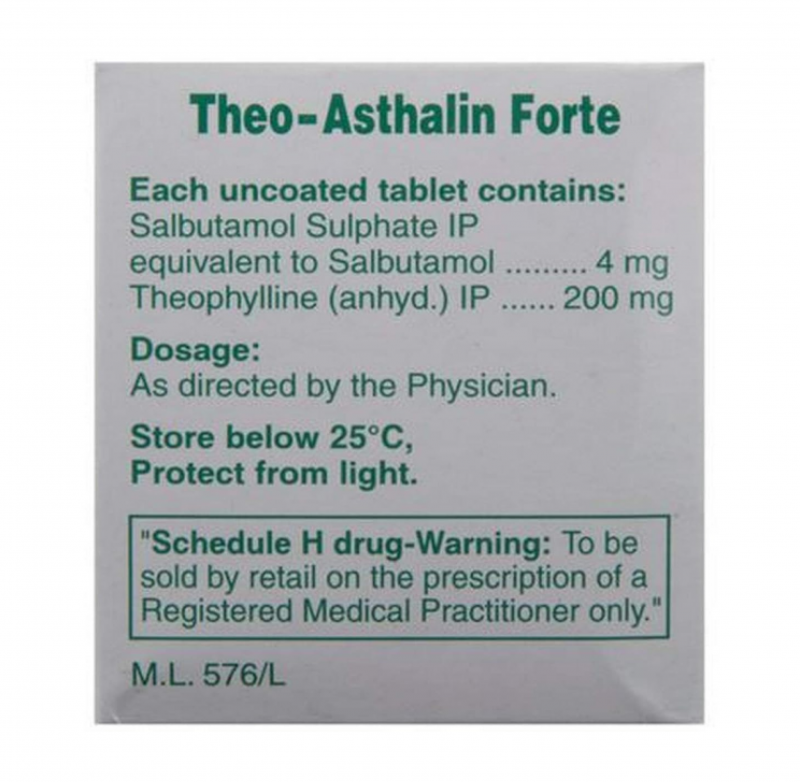 Theo Asthalin Forte 4mg | Pocket Chemist