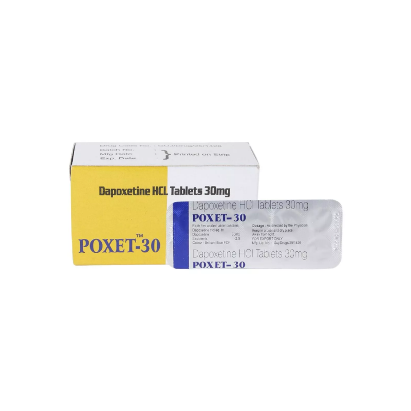 Poxet 30mg Tablet ( Dapoxetine 30mg ) | Pocket Chemist