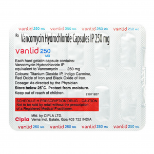 Vanlid 250Mg Capsule ( Vancomycin 250mg ) | Pocket Chemist