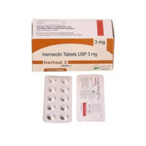 Iverheal 3mg Tablet ( Ivermectin 3mg ) | Pocket Chemist